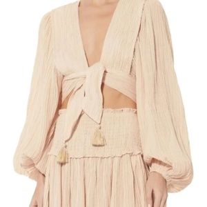 Zimmermann Bayou tie front top